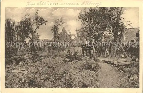 La Ville aux Bois Teilansicht Holzbruecke Kat. La Ville aux Bois