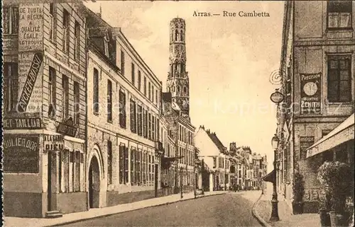 Arras Pas de Calais Rue Cambetta Eglise Kat. Arras