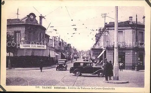 Talence Entree de la ville Cours Gambetta Kat. Talence