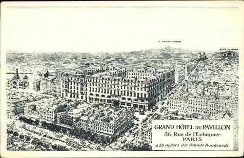 Paris Grand Hotel du Pavillon Kat. Paris