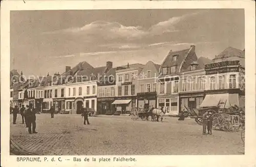 Bapaume Bas de la Place Faidherbe Kat. Bapaume