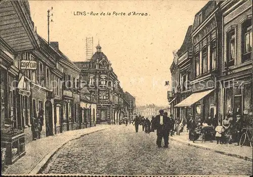 Lens Pas de Calais Rue de la Porte d Arras Kat. Lens