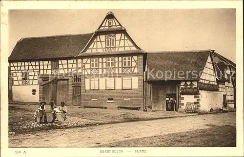 Obermodern Zutzendorf Ferme Bauernhof Kat. Obermodern Zutzendorf