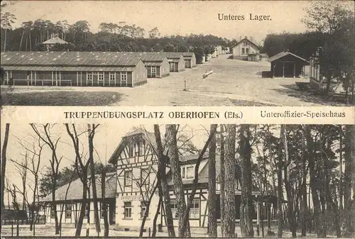 Oberhofen Elsass Truppenuebungsplatz Lager Unteroffizier Speisehaus Kat. Oberhoffen sur Moder