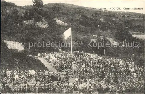 Moosch Haut Rhin Alsace Cimetiere Militaire Soldatenfriedhof Kat. Moosch