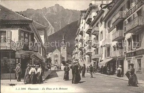 Chamonix Place et le Brevent Kat. Chamonix Mont Blanc