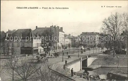 Chalon sur Saone Pont de la Colombiere Kat. Chalon sur Saone