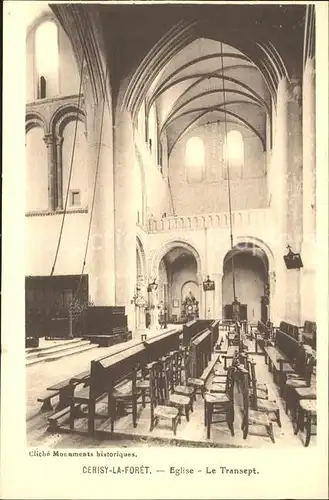 Cerisy la Foret Eglise Le Transept Monument historique Kat. Cerisy la Foret