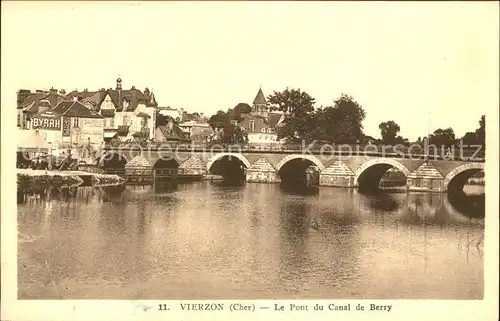 Vierzon Pont du Canal de Berry Kat. Vierzon