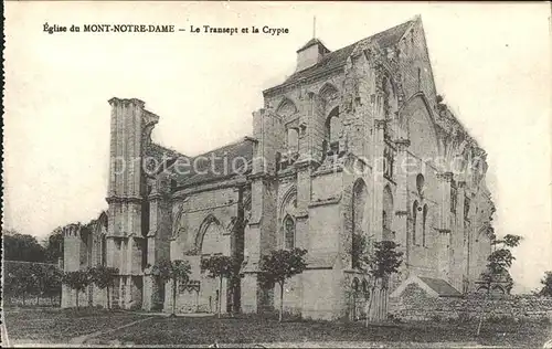 Mont Notre Dame Eglise Le Transept et la Crypte Monument historique Kat. Mont Notre Dame