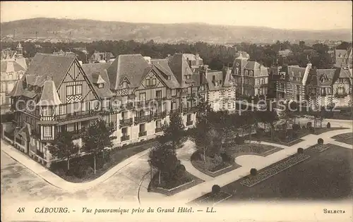 Cabourg Vue panoramique prise du Grand Hotel Kat. Cabourg