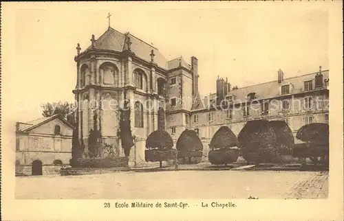 Saint Cyr l Ecole Ecole Militaire Chapelle Kat. Saint Cyr l Ecole