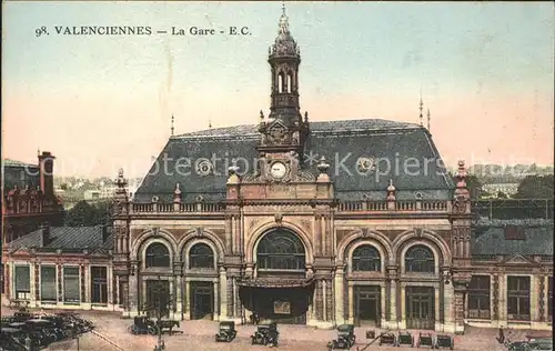 Valenciennes La Gare Bahnhof Kat. Valenciennes