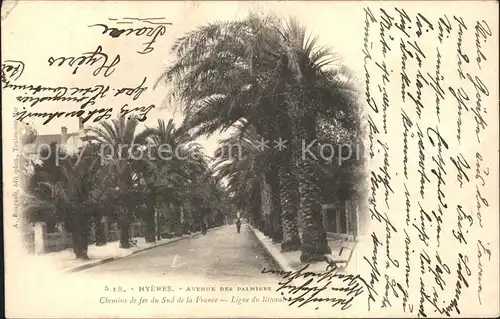 Hyeres Avenue des Palmiers Kat. Hyeres
