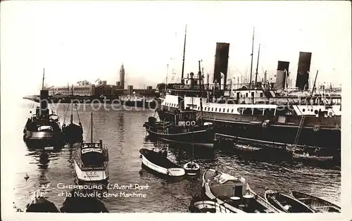 Cherbourg Octeville Basse Normandie Avant Port Bateaux Nouvelle Gare Maritime Kat. Cherbourg Octeville