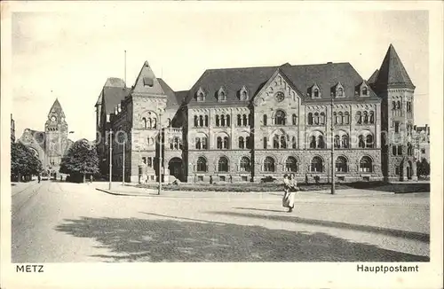 Metz Moselle Hauptpostamt La Poste Kat. Metz