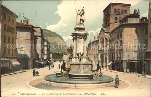 Grenoble Monument du Centenaire Cathedrale Kat. Grenoble