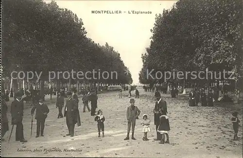 Montpellier Herault Esplanade Kat. Montpellier