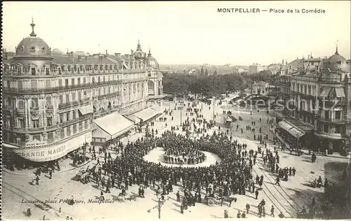 Montpellier Herault Place de la Comedie Kat. Montpellier