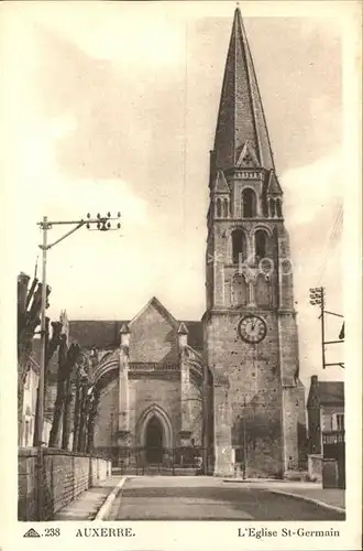 Auxerre Eglise Saint Germain Kat. Auxerre