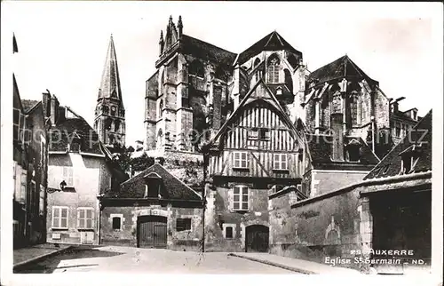 Auxerre Eglise Saint Germain Histoire Kat. Auxerre