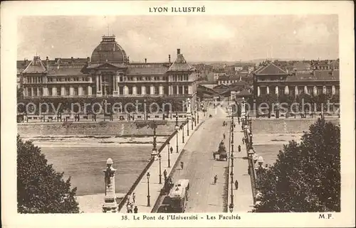 Lyon France Pont de l Universite les Facultes Kat. Lyon