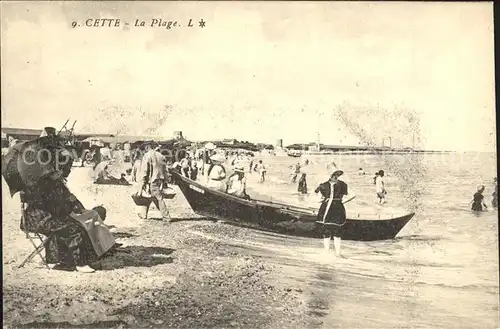 Cette Herault La Plage Bateau Kat. Sete