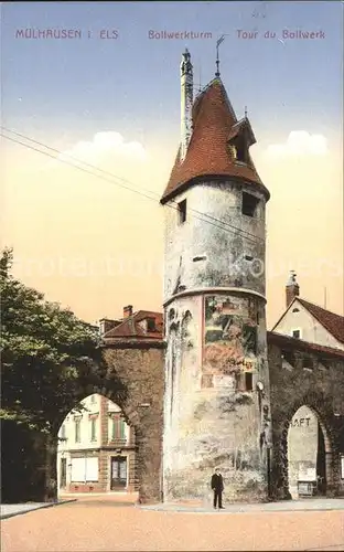Mulhouse Muehlhausen Tour du Bollwerk Turm Kat. Mulhouse
