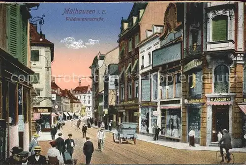 Muelhausen Elsass Wildemannstrasse Kat. Mulhouse
