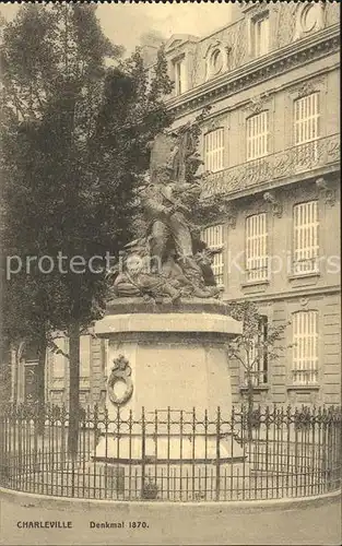 Charleville Mezieres Denkmal 1870 Kat. Charleville Mezieres