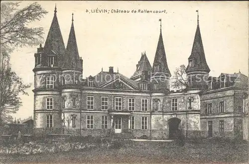 Lievin Chateau de Rollencourt Schloss Kat. Lievin