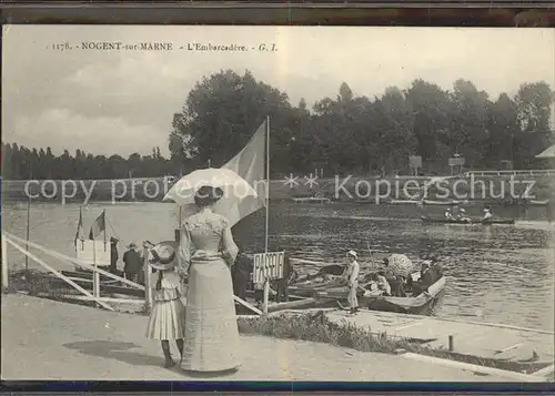 Nogent sur Marne Embarcadere Bateau Kat. Nogent sur Marne