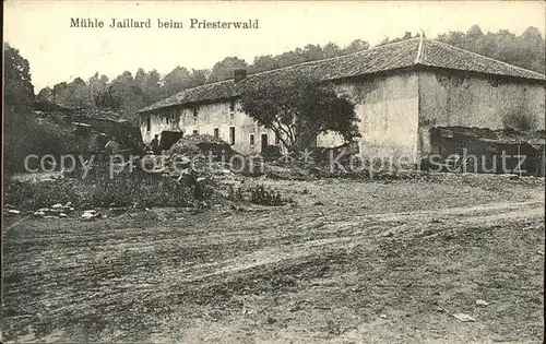 Vilcey sur Trey Muehle Jaillard beim Priesterwald Westlicher Kriegsschauplatz 1. Weltkrieg Kat. Vilcey sur Trey