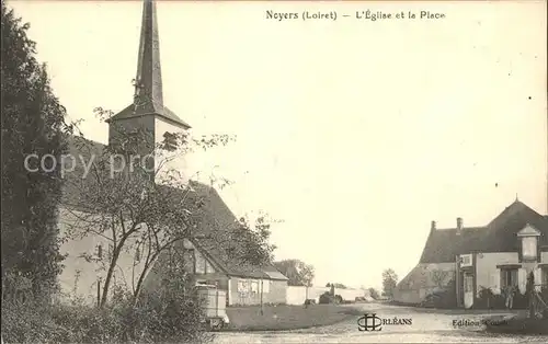 Noyers Montargis Eglise Place Kat. Noyers