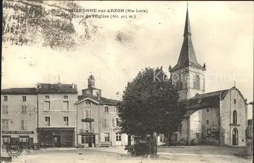 Craponne sur Arzon Place de l Eglise Kat. Craponne sur Arzon