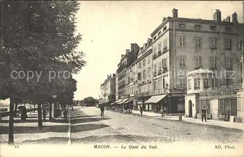 Macon Saone et Loire Quai du Sud Kat. Macon
