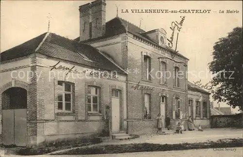 La Villeneuve au Chatelot La Mairie Kat. La Villeneuve au Chatelot