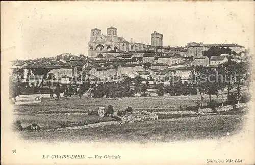 La Chaise Dieu Vue generale Abbaye Kat. La Chaise Dieu