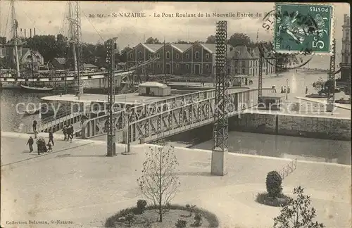 Saint Nazaire Loire Atlantique Pont Roulant de la nouvelle Entree du Port Kat. Saint Nazaire