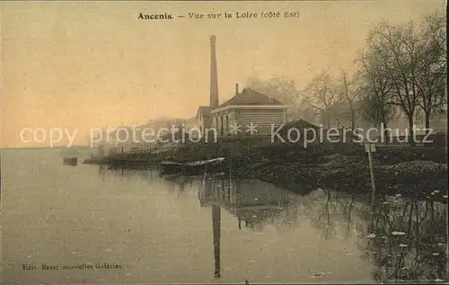 Ancenis Vue sur la Loire Kat. Ancenis