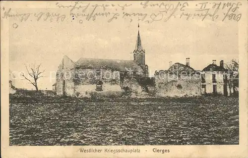 Cierges Aisne Westlicher Kriegsschauplatz 1. Weltkrieg Grande Guerre / Cierges /Arrond. de Chateau-Thierry