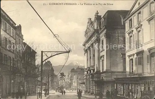 Clermont Ferrand Theatre et Puy de Dome Kat. Clermont Ferrand