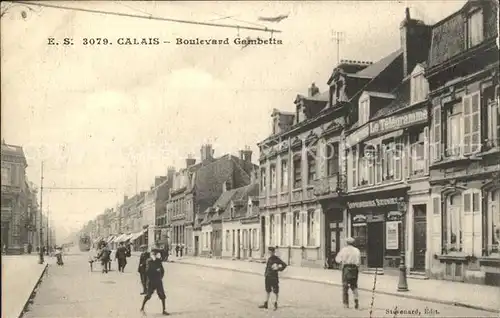 Calais Boulevard Gambetta Kat. Calais