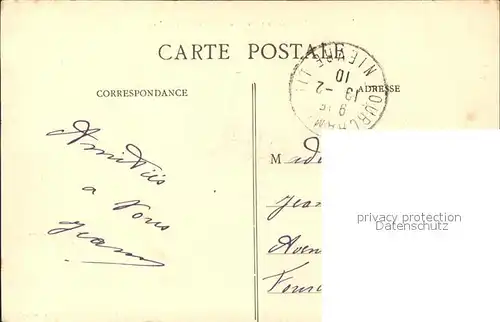 Auxerre Crue de l Yonne 1910 Pont Paul Bert Hochwasser Katastrophe Kat. Auxerre