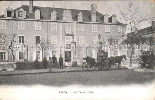 Vichy Allier Hopital Militaire Kutsche Militaerkrankenhaus Kat. Vichy
