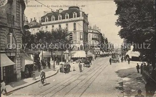 Bordeaux Cours de l Intendance Kat. Bordeaux