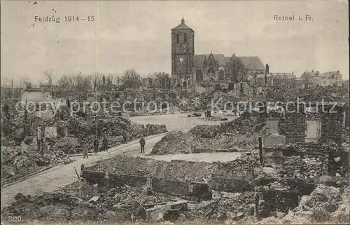 Rethel Ardennes 1. Weltkrieg Feldzug 1914 15 Grande Guerre Kat. Rethel