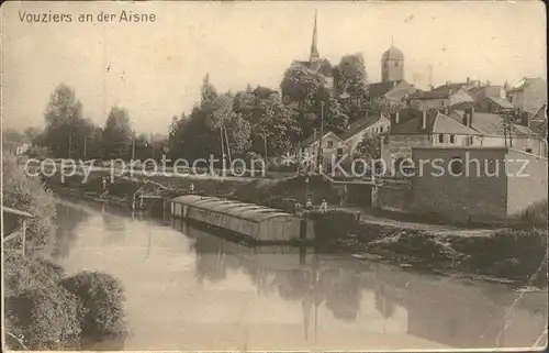 Vouziers Partie an der Aisne Kat. Vouziers