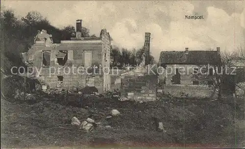 Nampcel Ruines Grande Guerre 1. Weltkrieg Nr. 456 Kat. Nampcel