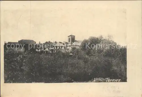 Termes Ardennes Vue generale Eglise Kat. Termes